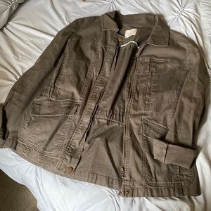Loft Army Green Utility Jacket